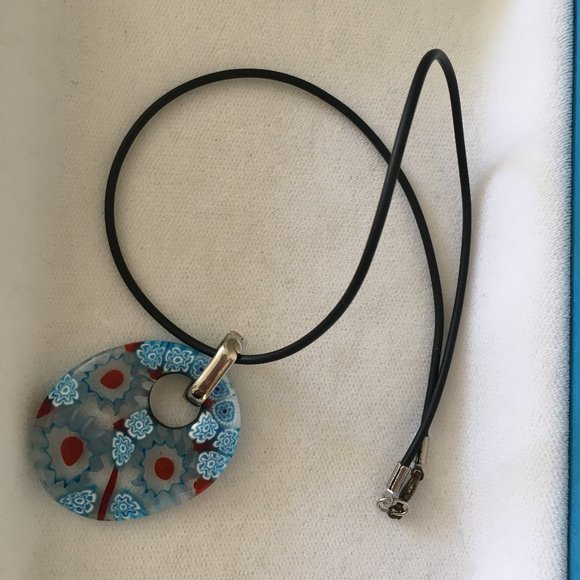 Beautiful unique venetian glass pendant - Picture 4 of 5